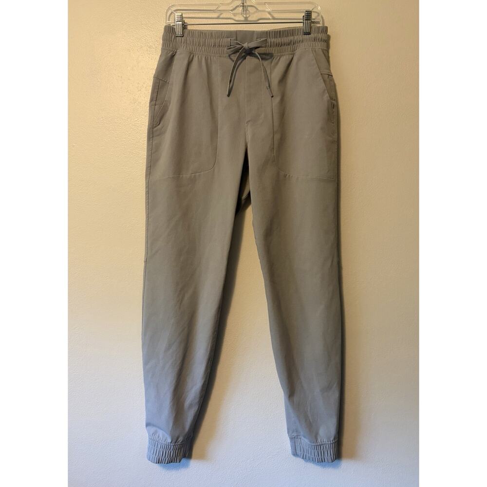 Lululemon ABC Jogger Men's Medium Seal Grey WovenAir Fabric Pull On M5AJPS